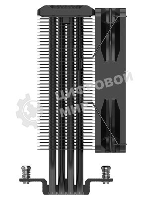Кулер PCCooler Paladin EX400 ARGB черный 120мм алюминий+медь 1800rpm 28,6db 180W 157мм