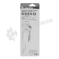 Набор имбусовых ключей Matrix HEX 9 шт экстра-длинный с шаром