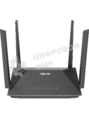 Роутер беспроводной Asus RT-AX52 AX1800 10/100/1000BASE-TX черный