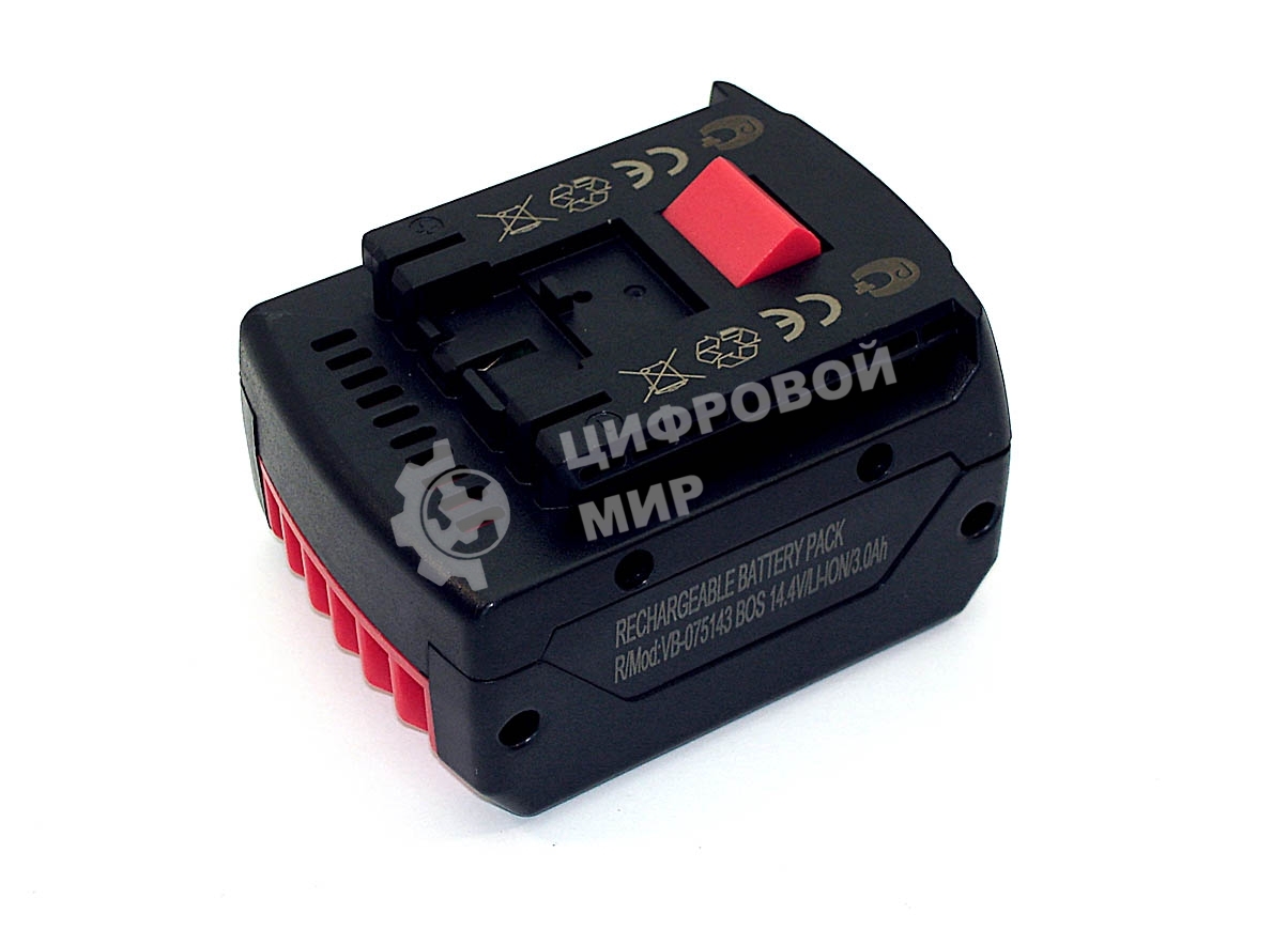 Аккумулятор для Bosch (p/n: 2607336078, 2607336150, BAT607, BAT614), 1,3Ah 14.4V Li-ion