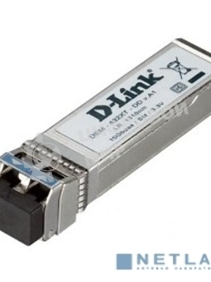 Трансивер D-Link 432XT/B1A SFP+ с 1 портом 10GBase-LR с поддержкой DDM для одномодового оптического кабеля (до 10 км)