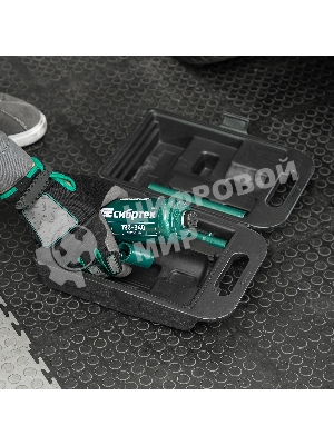 Домкрат гидравлический Сибртех бутылочный, 5т, 180-340 мм, в пластиковом кейсе