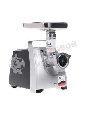 Мясорубка электрическая Bosch MFW68640 черный, 2200 Вт, 4.3 кг/мин, реверс, металлический лоток, насадки - 8