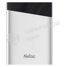 Внешний SSD Netac Z6S, 2TB, USB 3.2 Gen 2 Type-C, R/W 520/480, серебристый