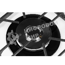 Газовая варочная панель Kuppersberg FG 62 W Газовая варочная панель, закаленное стекло, ширина 60 см, 4 газовые конфорки, WOK конфорка(3,8 кВт), автоподжиг, газ-контроль, чугунные решетки, белый