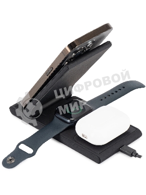 Беспроводное зарядное устройство Buro CWC-QC5 15W 3A (QI) USB-C универсальное черный