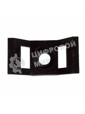 Площадка для крепления стяжки Rexant (ПС-2) 29x15 мм, черная, упаковка 100 шт.