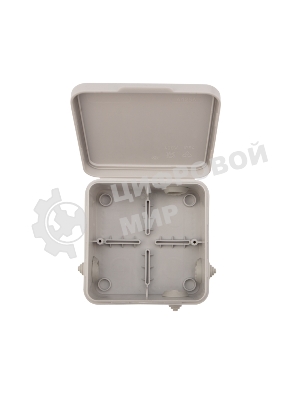 Коробка распределительная Rexant наружного монтажа с откидной крышкой 100х100х50 мм, IP54