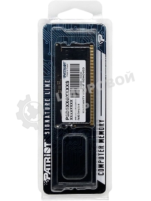 Оперативная память Patriot, DDR5, 32GB (1x32 GB), 4800 MHz, CL40 SO-DIMM
