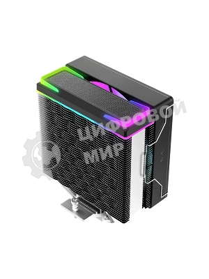 Кулер для процессора Ocypus Delta A40 SE BK ARGB, 120мм ARGB FAN, Top ARGB Panel, 4 HEAT PIPES, 4-PIN PWM, 800-1800 RPM, 31DBA, HYDRO BEARING, LGA115X/1200/1700/18XX, AM4/AM5