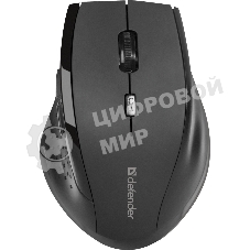 Мышь беспроводная Defender Accura MM-365 черный, 1600 dpi, радиоканал, USB, кнопки - 6
