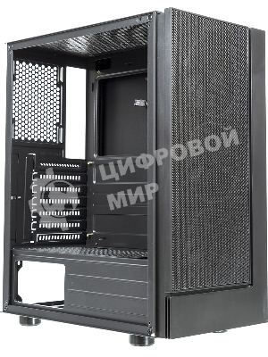 Компьютерный корпус AeroCool/Formula F-33RGb черный без БП ATX 3x120мм 2xUSB 2.0 1xUSB 3.0 audio bott PSU