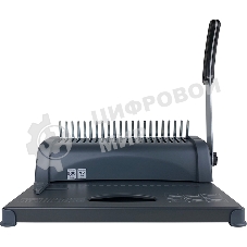 Переплетчик ГЕЛЕОС БП-12 на пластиковую пружину, А4, ручная перфорация 12 листов, переплет макс до 500 л., глубина перфорации 3,5-5,5 мм