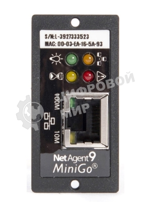 Модуль-SNMP DL 801 SKAT UPS-1000 RACK/3000 RACK Мониторинг и упр-е по Ethernet SNMP module DL 801 SKAT UPS-1000 RACK/3000 RACK Monitoring and control via Ethernet