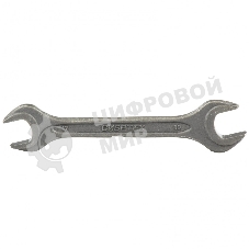 Ключ рожковый Сибртех, 17 х 19 мм, CrV, фосфатированный, ГОСТ 2839