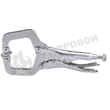 Зажим Сибртех ручной увеличенный захват подвижные губки 170 мм