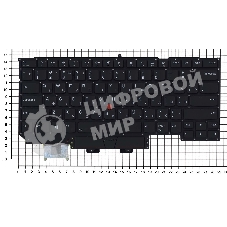 Клавиатура для ноутбука Lenovo ThinkPad X1 carbon Gen 6 2018 черная с подсветкой