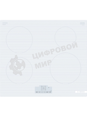 Индукционная варочная панель Bosch PUE612BB1J, 60 см, индукция,сенсорное управление, белый