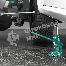 Домкрат гидравлический Сибртех бутылочный, 5т, 180-340 мм, в пластиковом кейсе