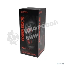 Портативная акустическая система Perfeo ”Power Box 70” EQ,USB, microSD, AUX, FM, MIC, TWS черный