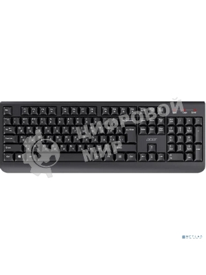 Комплект клавиатура+мышь Acer OCC401 беспроводной, USB, 1600 DPI, чёрный