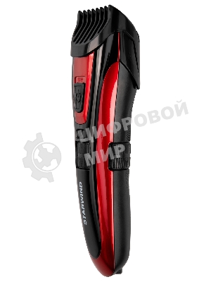 Машинка для стрижки Starwind SHC 4470 красный 3Вт (насадок в компл:2шт)