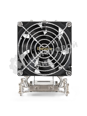 Кулер для процессора ExeGate ESNK-P0050AP4.PWM.4U.2011.Cu серебристый, 92 мм, алюминий/медь, 3800 об/мин, 44 дБ, 4 pin, 165 Вт, 125.8 мм