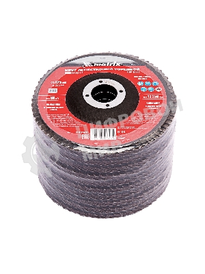 Круг лепестковый торцевой Matrix, P 60, 125 х 22,2 мм