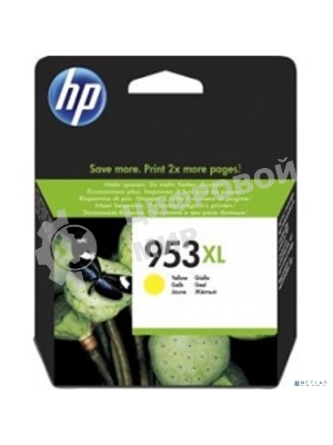 Картридж струйный HP 953XL F6U18AE желтый для HP OJP 8710/8715/8720/8730/8210/8725 (1600 стр.)