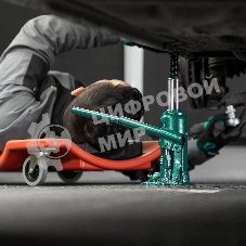 Домкрат гидравлический Сибртех бутылочный, 5т, 180-340 мм, в пластиковом кейсе