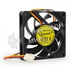 Вентилятор Gembird для корпуса 70x70x15, втулка, 3pin, провод 25 см D7015SM-3
