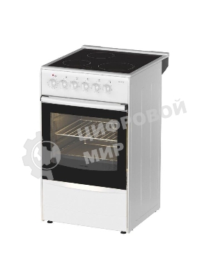 Плита электрическая Darina 1B EC 331 606 W белый/черный, конфорок 3 шт, духовка 50 л, 50 см x 85 см x 56 см