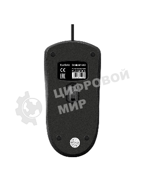 Комплект клавиатура+мышь ExeGate MK110-OEM проводной, USB, 1000 DPI, чёрный