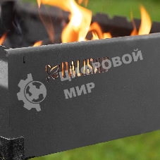 Мангал Palisad Camping сварной, 605х375х138/640 мм, сталь 2 мм