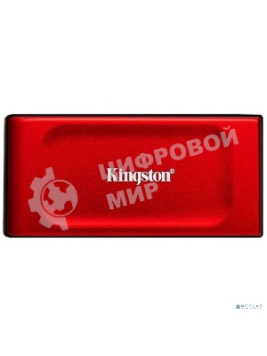 Внешний SSD Kingston XS1000, 1TB, USB 3.2 Gen 2 Type-C, R/W 1050/1000, красный