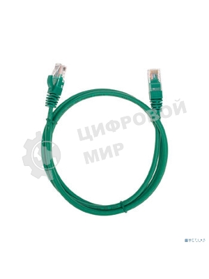 Патч-корд U/UTP Rexant cat.5e, RJ45-RJ45, 26AWG, ZH нг(А)-HF, зеленый, 1 м