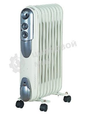 Масляный радиатор Ресанта ОМПТ- 9Н 67/3/4 2,0кВт, 450 140 650, 9 секций, 9,7 кг