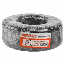 Кабель UTP Rexant 4PR 24AWG, CU (медь), cat.5e, 100 МГц, PE, черный, OUTDOOR, бухта 100 м