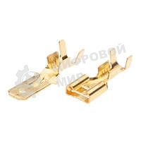 Разъем плоский неизолированный КВТ РП-П 2.5-(6.3) 59138