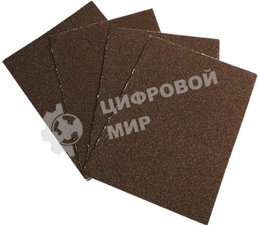 Шлифлист на тканевой основе, серия 14а, зерн. 6Н(P180), 240 х 170 мм, 10 шт., водост. (БАЗ) Россия