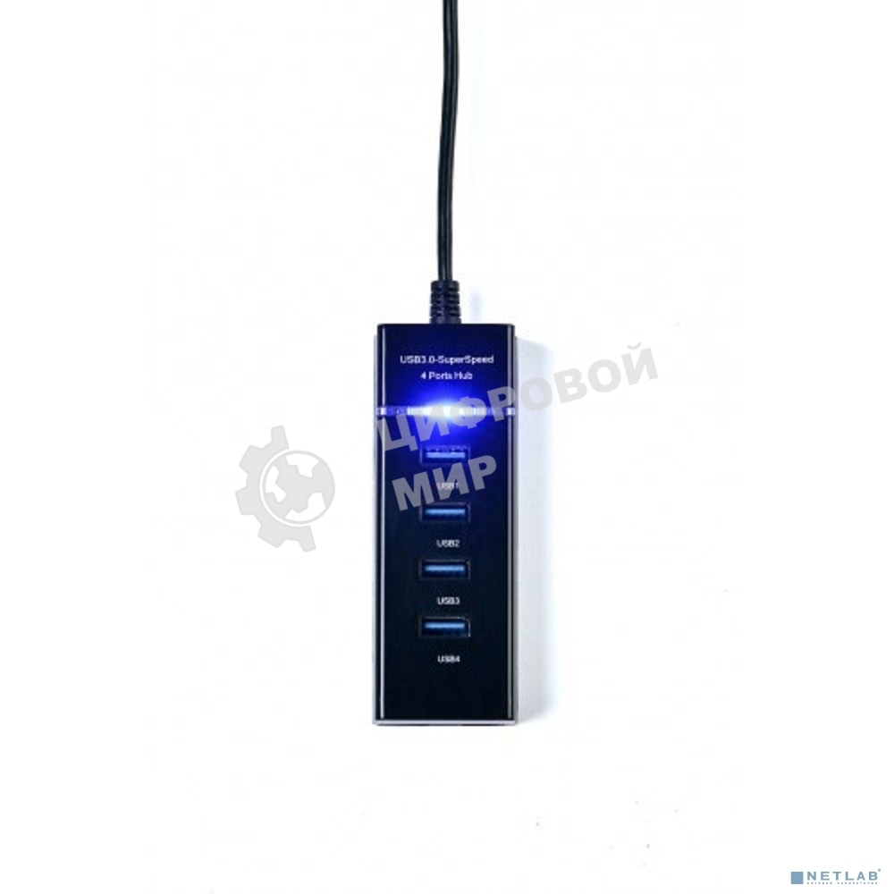 Адаптер KS-is KS-727 USB хаб 4xUSB 2.0 F в USB 2.0 Type A M 1.2м