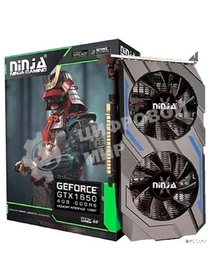 Видеокарта Sinotex Ninja GTX1650 NK165DF46F PCIE (896SP) 4G 128BIT GDDR6 (DVI/HDMI/DP)