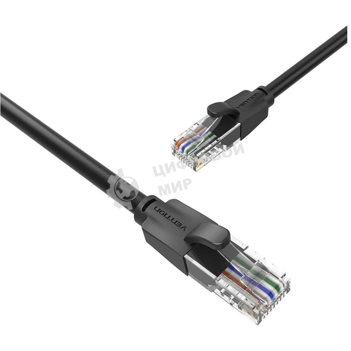 Патч-корд Vention прямой UTP cat.6, RJ45 - 15м. черный
