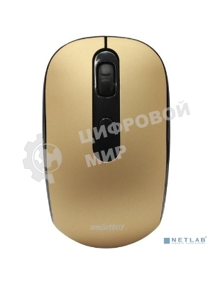 Мышь беспроводная беззвучная Smartbuy ONE 262AG бронза, 40 SBM-262AG-O