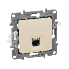 Розетка компьютерная RJ45 кат. 5 UTP, сл. кость ETIKA