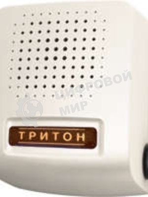 Звонок дверной проводной Соло трель регул. громкости 220В 80-90дБА бел. Тритон СЛ-03Р