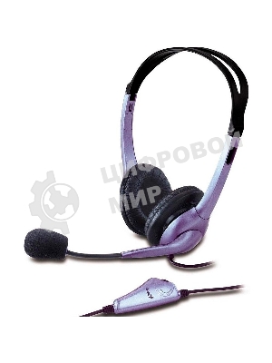Гарнитура Genius HS-04S Single фиолетовый, проводная
