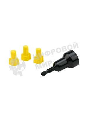 Соединительный изолирующий зажим с лепестками Rexant СИЗ-11 ø 9,8 мм (1-8,5 мм²), желтый (10 шт./уп.)