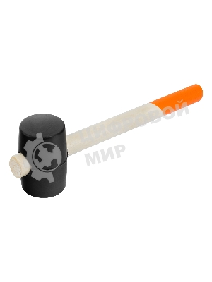 Киянка резиновая Sparta 340 г, черная резина, деревянная рукоятка