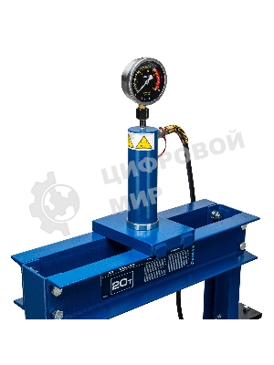Пресс гидравлический Stels 52314 с манометром и педалью, 20 т (комплект из 2 частей)